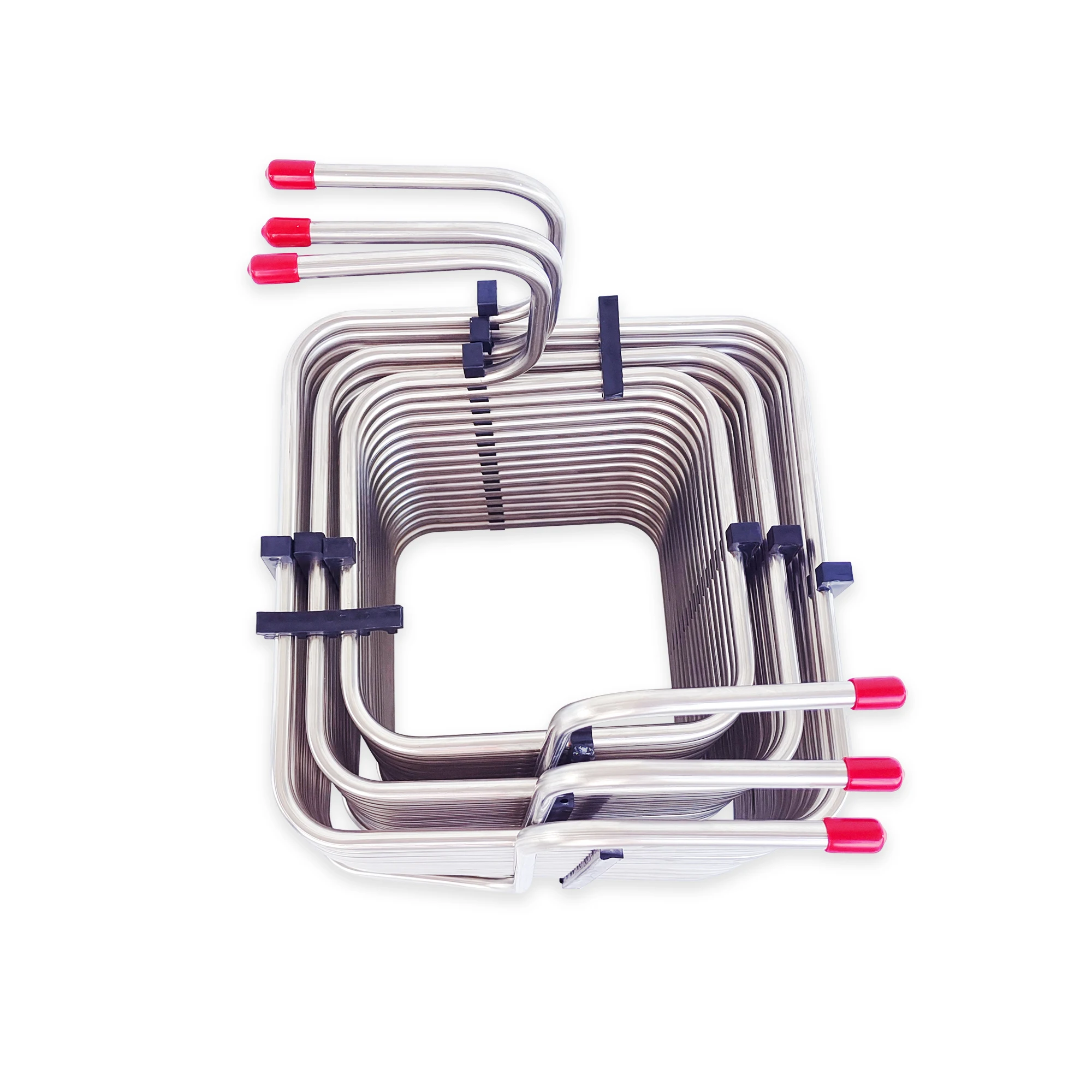 3-way square stainless steel cooling coil, 3-head cooling wine pipe, water-cooled beer machine pipe, draft beer machine