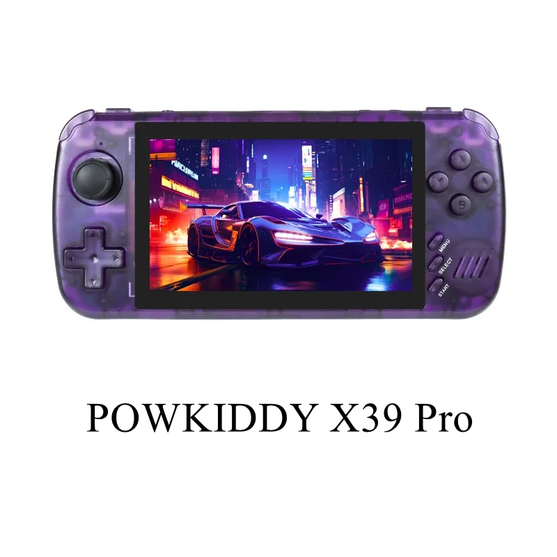 

Портативная игровая консоль POWKIDDY X39 Pro, 4,5 дюйма, Ips экран, ретро, PS1, Поддержка проводных контроллеров, детские подарки
