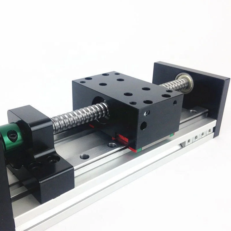 

GX80 Cross XYZ SFU1610-100mm Ball Screw 57*56 57 Stepper Motor Linear Guide Rail Actuator System Linear Module