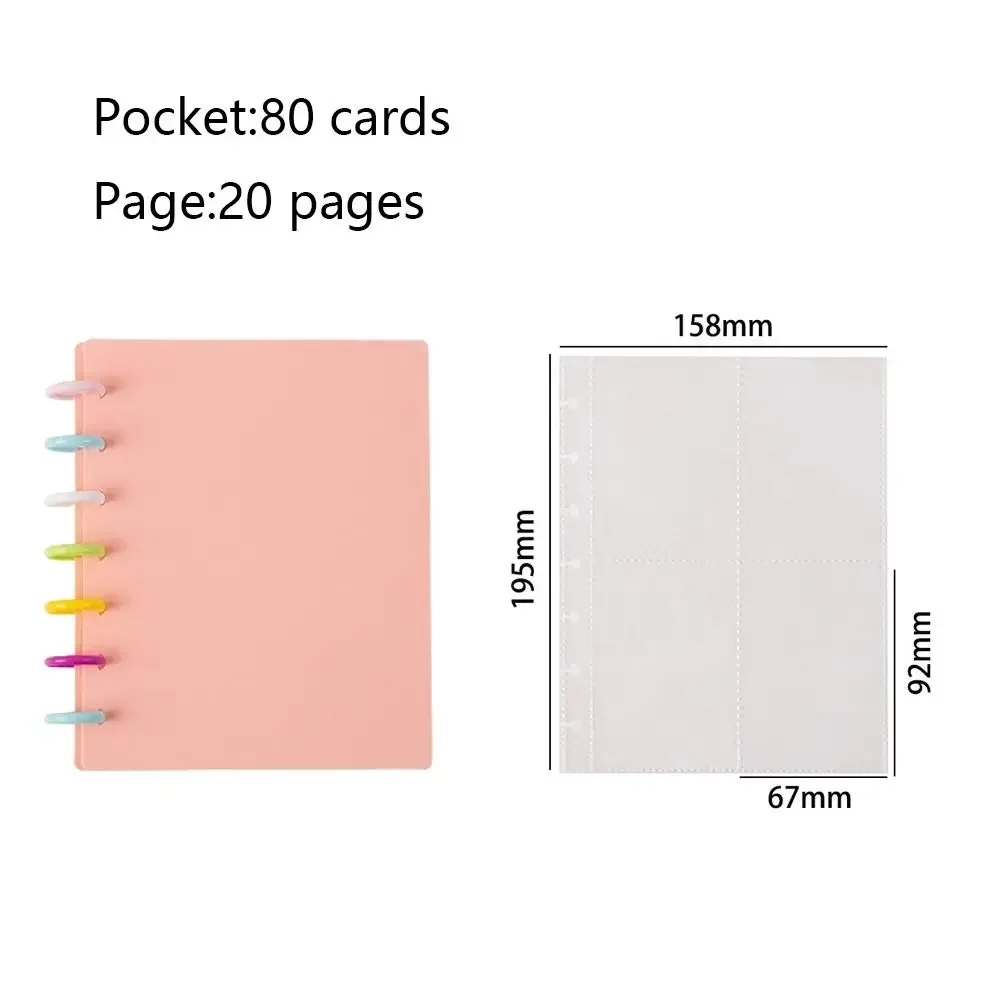 Stylish Multi-Pocket Photo Album & Card Holder Binder