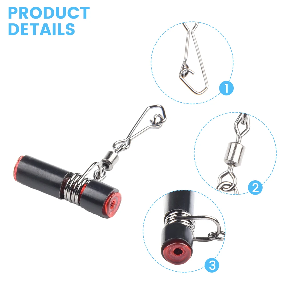 

Sensitive Saltwater Fishing Balance Line Sinker Slider Swivel with Quick Pin Hook Bracket for Improved Sensation