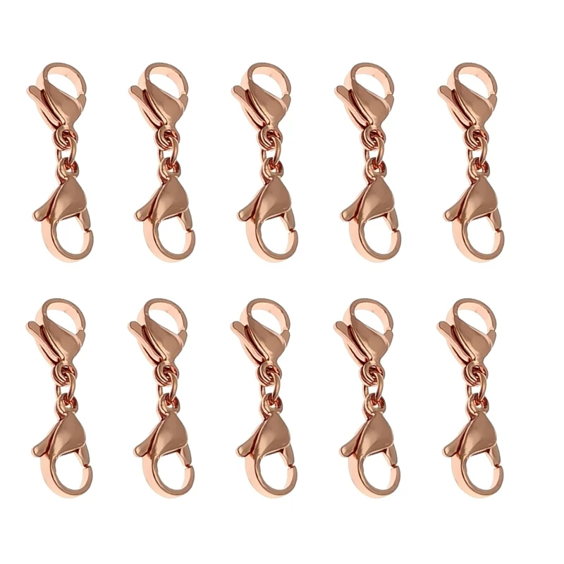 Lobster Clasp Necklace Extender C Bracelet Clasp Extender 10pieces