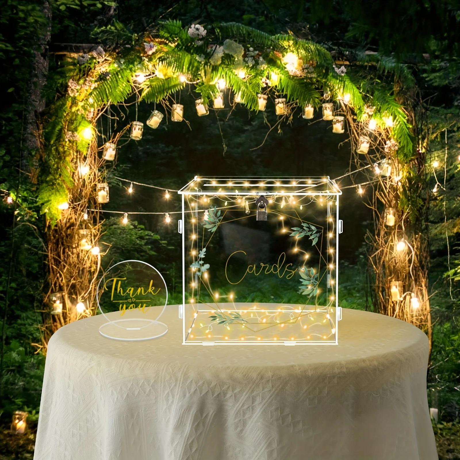 Acrylic Wedding Card Box for Wedding Reception Money Boxes Acrylic Card Box for Party Anniversary Graduation Birthday acrylic card box