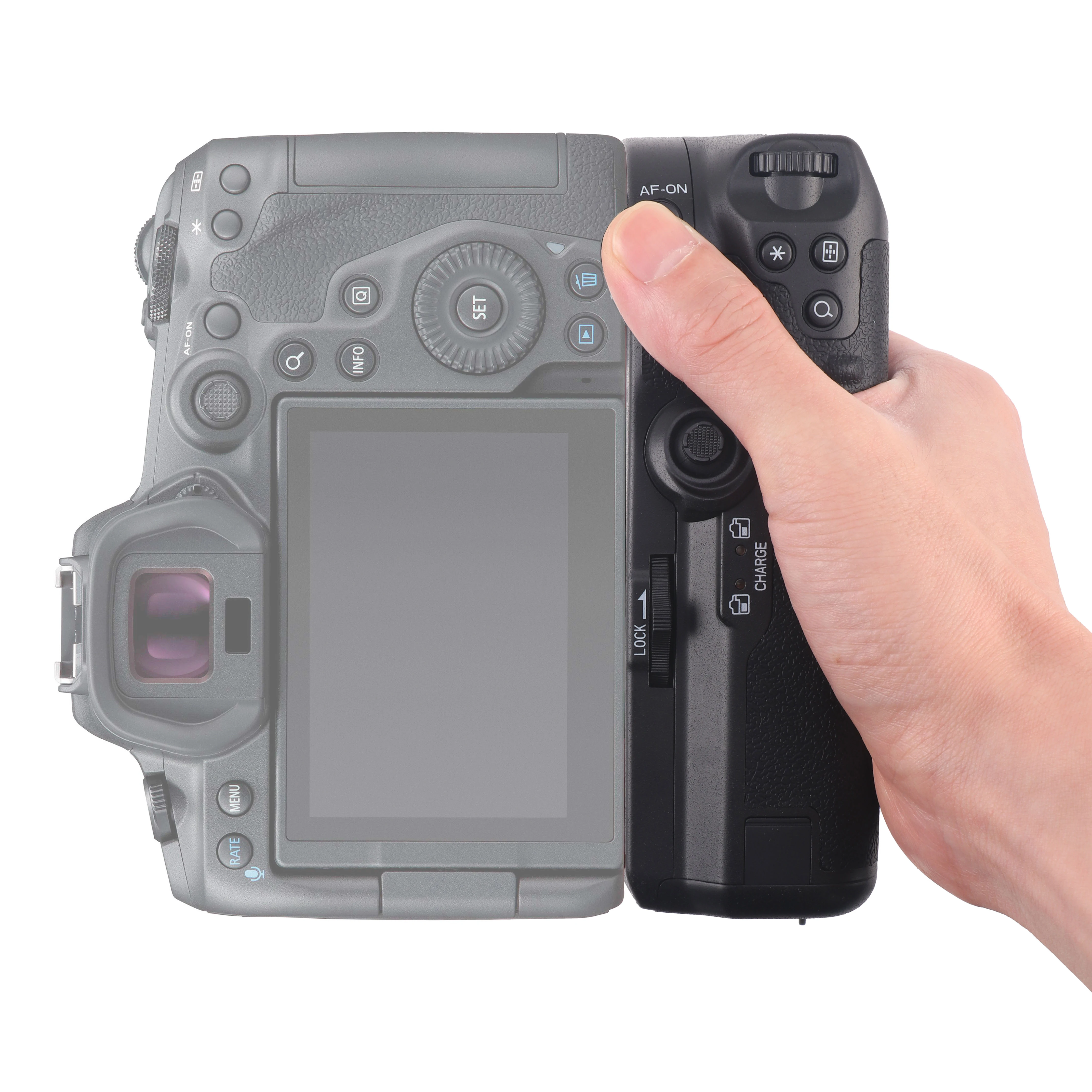 Battery Grip BG-EOS R5/R6/R5C/R6II Vertical Battery Grip for Canon EOS SLR camera Replacement as BG-R10 Photography Accessories