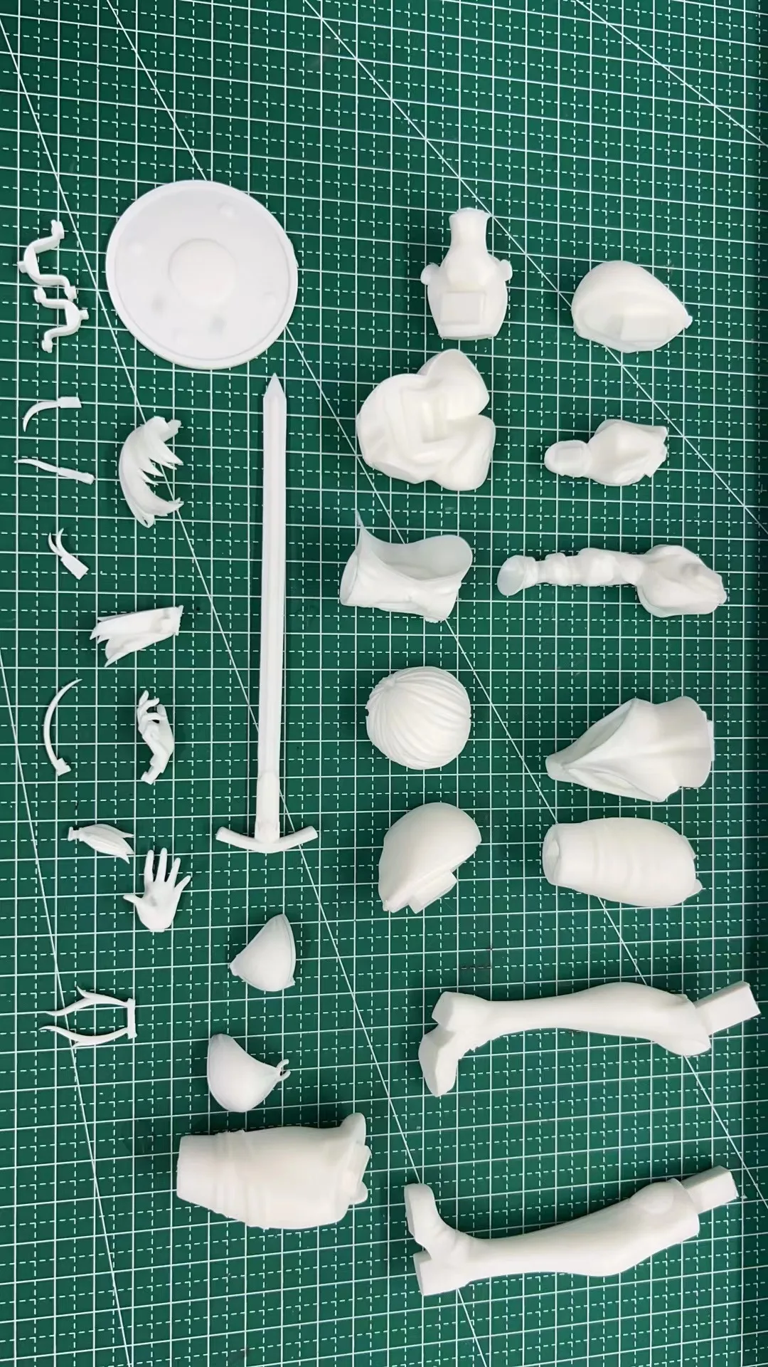 1/6 Die-cast Resin Figure Model Assembly Kit Girl Doll (Boudicca) Resin Toy Model Uncolored 4