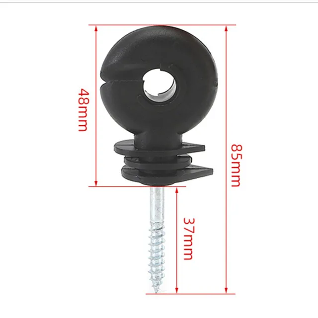 50Db Elektromos Kerítés Szigetelő Eltolás Gyűrű Öncsapás Legelő Kerítésrendszer Huzal Biztonságos Mezőgazdasági Kerti Kellékek - Image 6