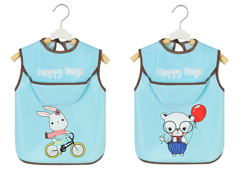 Baby Bibs Baby Eating Children’s Waterproof Baby Feeding Bibs Summer Thin Sleeveless Aprons Saliva Towels baby meal supplies baby accessories drawing	