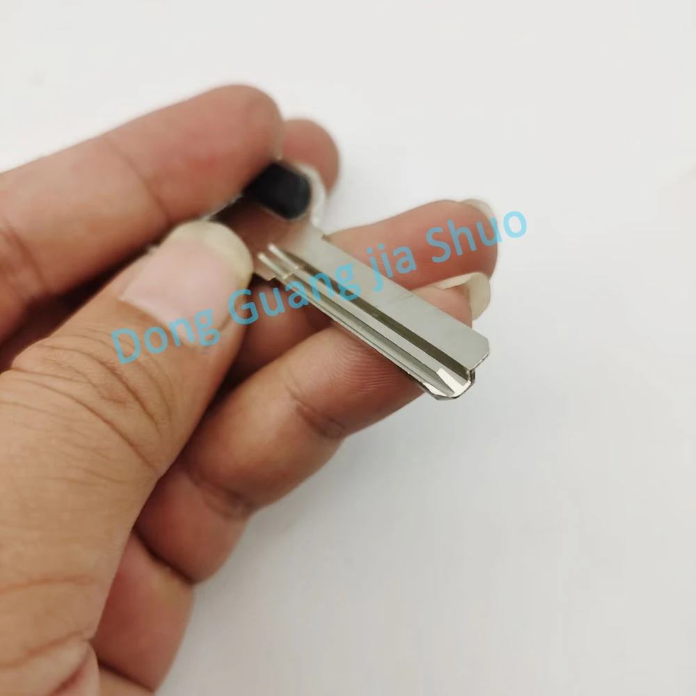 30PCS JS073 35mm long patch key blank front and rear positioning key blank AB Caba lock
