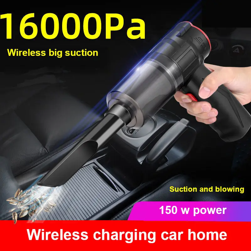 16000Pa Car Vacuum Cleaner Wireless Powerful Suction Vacuum Cleaner Handheld Portable Mini For Auto Interior Home