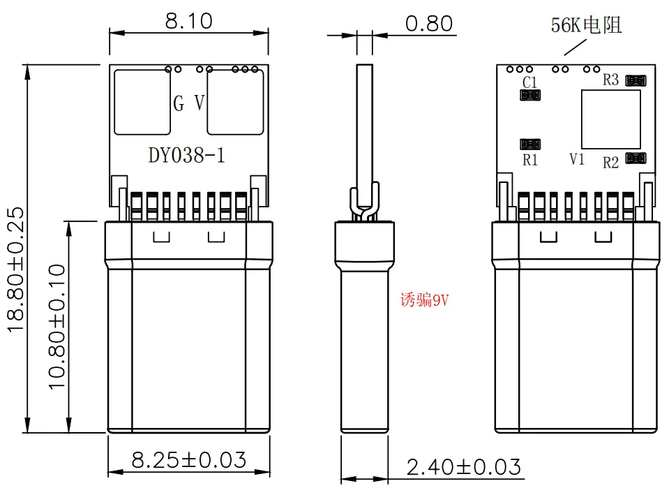 USB-C 3.1 Typ-C Stecker 5V 9V 12V 15V 20V Männlich-Weiblich-Adapter zum Löten von Kabeln PD-Trigger-Stecker Schnellladung – Detail 10