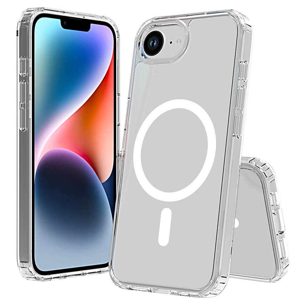 Crystal Clear MagSafe Compatible Phone Case - Premium Accessory Cover