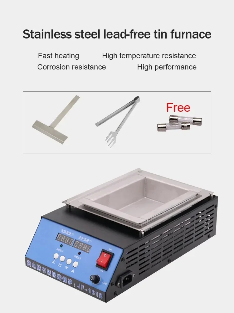 Adjustable Tin Soldering Melting Pot 30-400 Degree Thermoregulation Furnace for