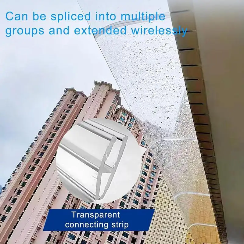 Door Window Awning PC Board Cover 40cm Outdoor Front Door Patio Sun Shelter Window Eaves Rain Cover Canopy Pergola