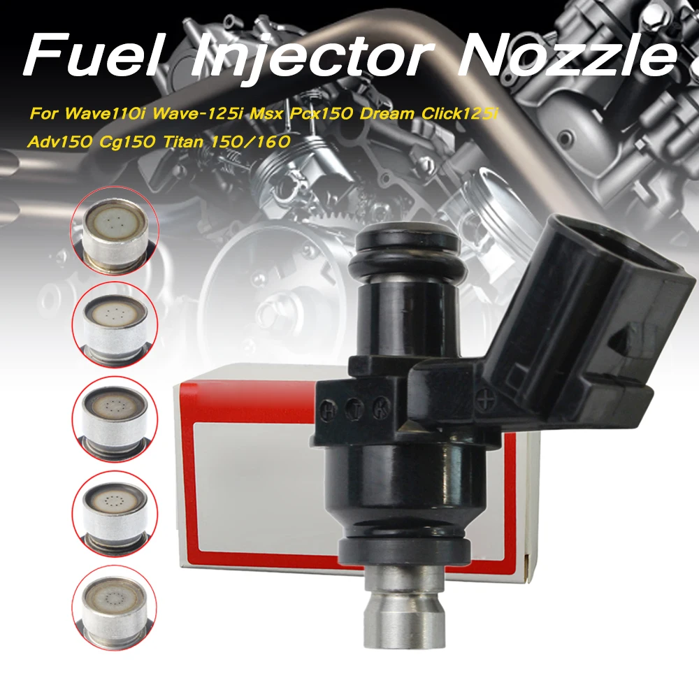 Motorcycle Throttle Body Fuel Injector Nozzle For Wave110i Wave-125i Msx Pcx150 Dream Click125i Adv150 Cg150 Titan 150/160