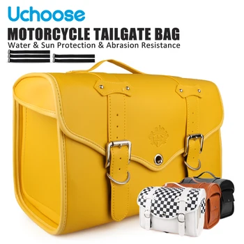 Waterproof Luggage Bag For Honda Rebel For Cruiser For Scooter For Travel Bag Sissy Bar Motorcycle Tail Bag Side Saddlebag 1