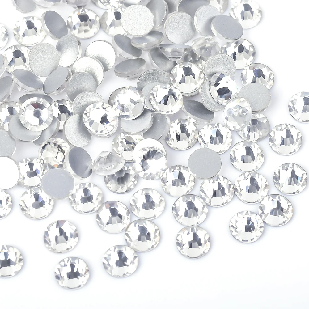 Premium Quality Crystal Glass Flatback Rhinestones for Nail Art and DIY Decorations