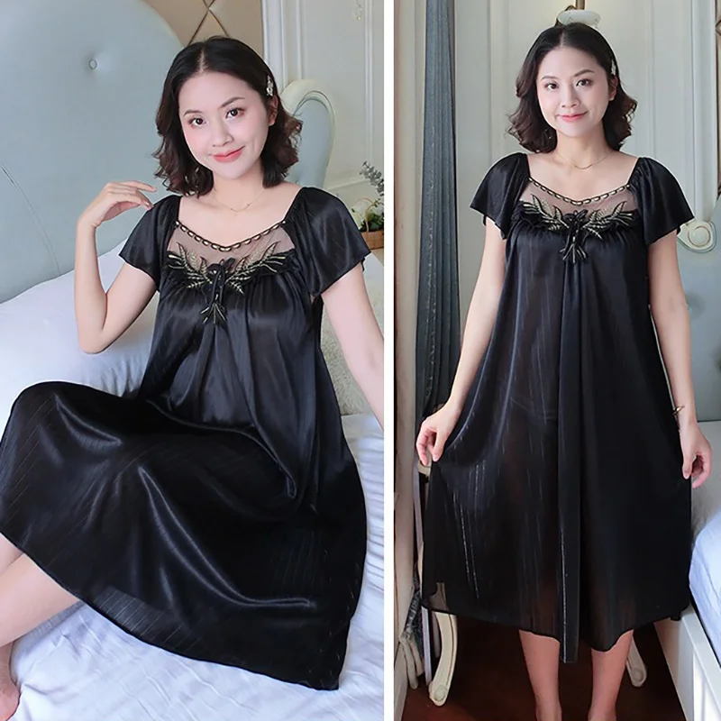 Chemise Nightgown | Plus Size Silk Nightgown