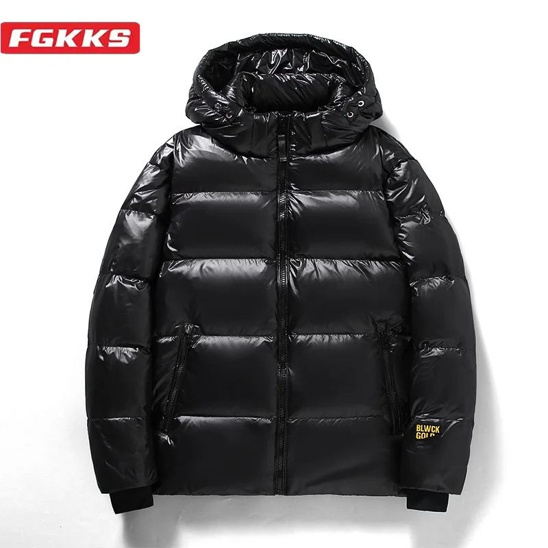 Down Jacket Men Outdoor Leisure Fashion Slim Casual