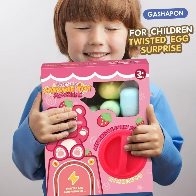 Machine Egg Twisting  Christmas Gashapon Toy  Machine Household Mini Cartoon Doll Twisted Egg Blind Box Girl Gift Blind Box 3