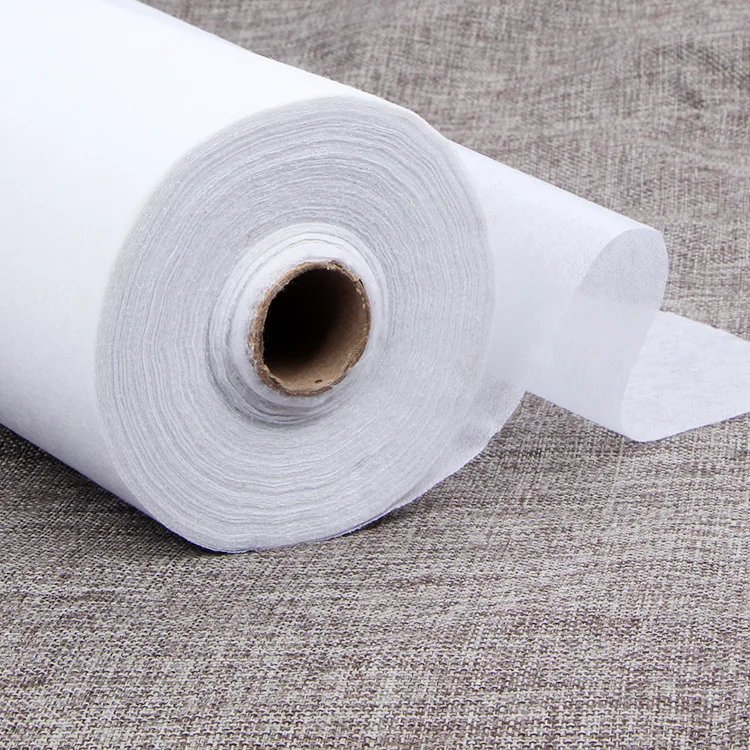 Description Picture 2 of item2 Meters Width 100cm White Black Non-woven Fabric Interlinings & Linings Iron On Sewing Patchwork Adhesive Single-sided