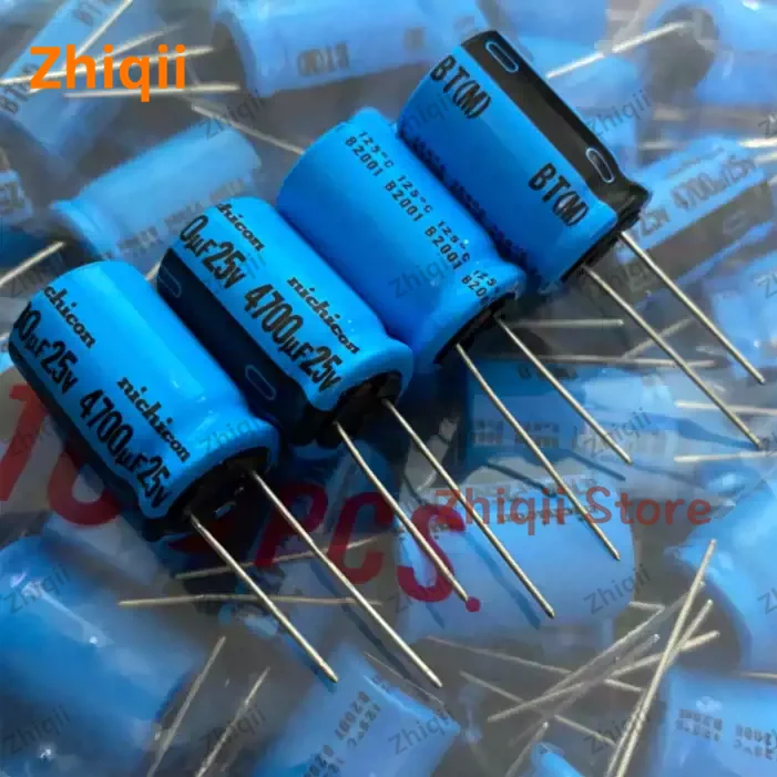 4700UF 25V Japanese Nichicon Electrolytic Capacitor 25V4700UF 16*25mm BT High Temperature Resistant 5pcs/10pcs