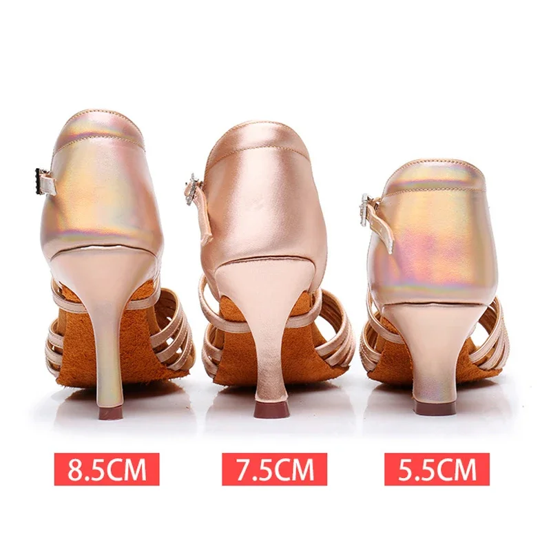 Woman Dance Shoes For Dancing Latin Shoes For Women Girls Ballroom Shoes Ladies Modern Tango Jazz Performance Shoes Salsa Sandal 5