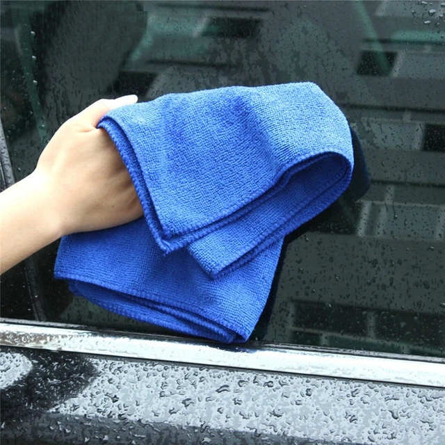 Chiffon de lavage en Microfibre, 10 pièces, 30x30cm, chiffon doux pour le  nettoyage de la voiture, de la maison - AliExpress