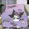 Sanrio Cute Cartoon Printed Blanket Picnic Blankets Warm Blanket Soft Comfortable K-KuromiS Blanket Home Travel Birthday Gift 2