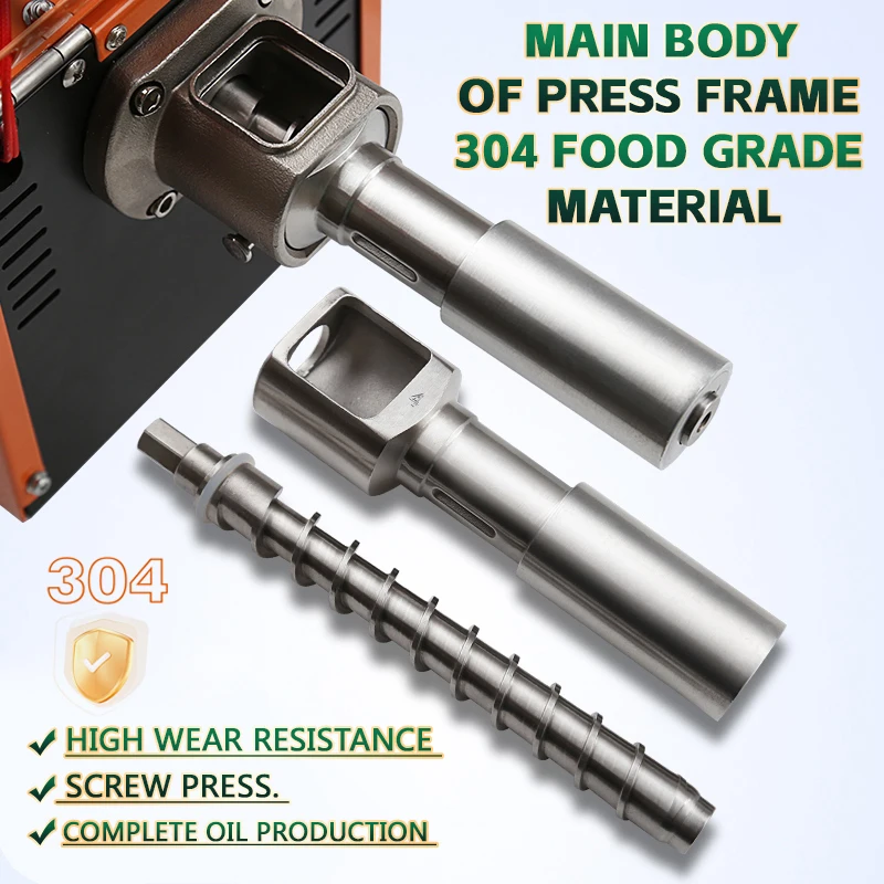 STYMAI 110V/220V Seed Oil Extraction Machine Vegetable Sunflower Olive Oil Cold Press Household Small Oil Press 2