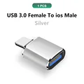 1x USB to ios Silver