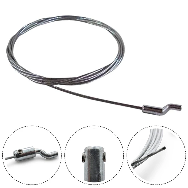2M Z-Hook Lawn Mower Train Engine Brake Wheel Drive Throttle Cable Cable  Garden Power Machine Cable Cable Tie Repair Kit - AliExpress