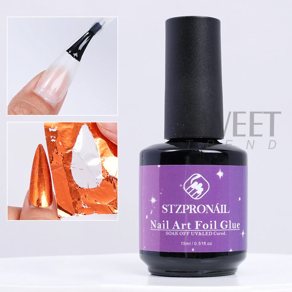 1/2pcs 15ml Nail Art Transfer Foil Gel Nail Polish Starry Sky Paper Adhesive Gel Lacquer Soak Off Tools For Manicure Decoration