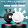 Five-Finger Strength Trainer Stress Relief Fitness Equipment Hand Grip Strengthener Exercise Tool For Rock climbers Power Device 2