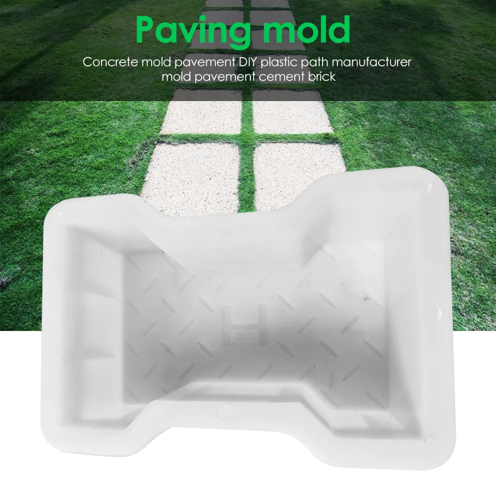 Garden Buildings Path Paving Molds Home DIY Concrete Reusable Rectangle-shaped Stone Concrete Mold for outdoor gardens