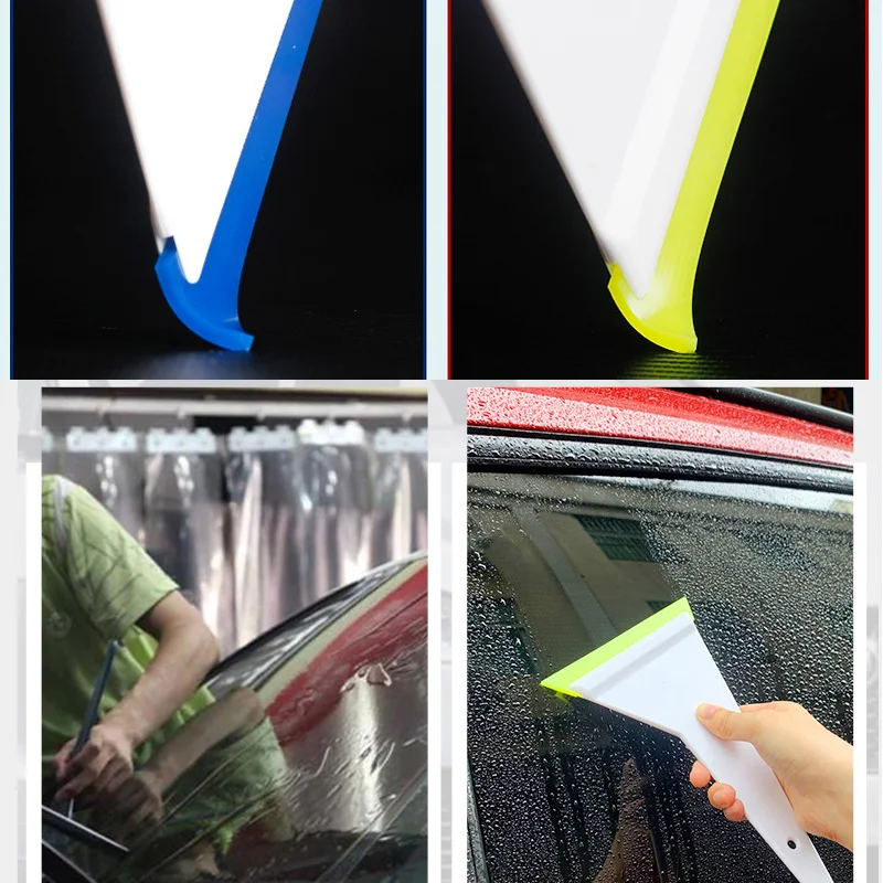 Window tinting squeegee Vinyl squeegee Window tint squeegee Window scraper tool Window scraper Automotive film tools 1Pcs window tint tool car windshield squeegee with insert rubber blade for windows glass film installation water wiper