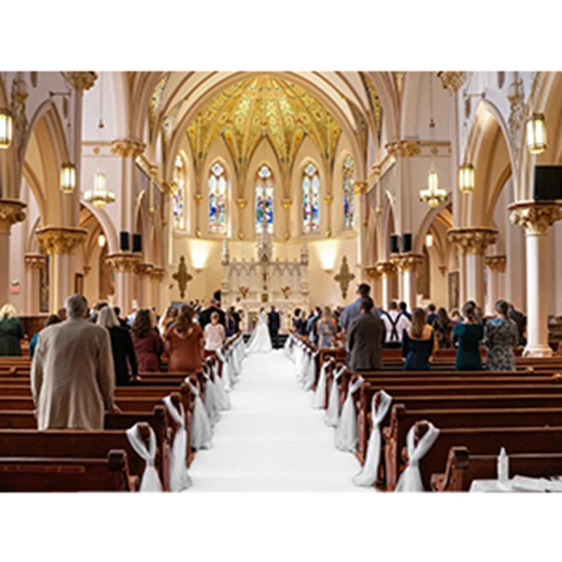 White Runway Carpet, Graduation Party, Anti Slip Wedding White Carpet, Indoor and Outdoor Corridor Carpet