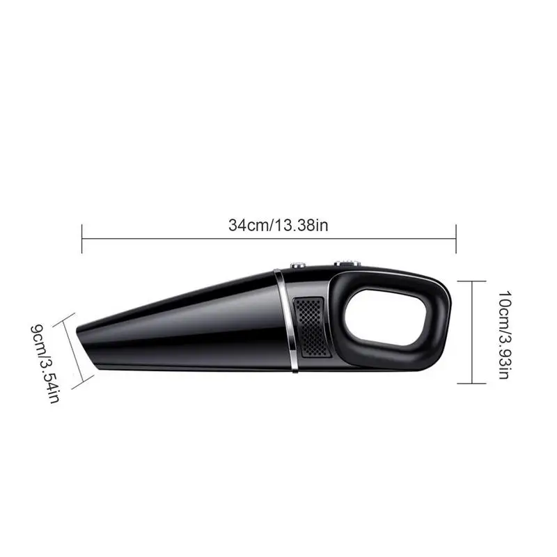 무선 자동차 청소기, 강력한 진공 청소기, USB 분리형, 120W, 2000mAh, 휴대용 진공 세척 가능 청소기, 6000pa