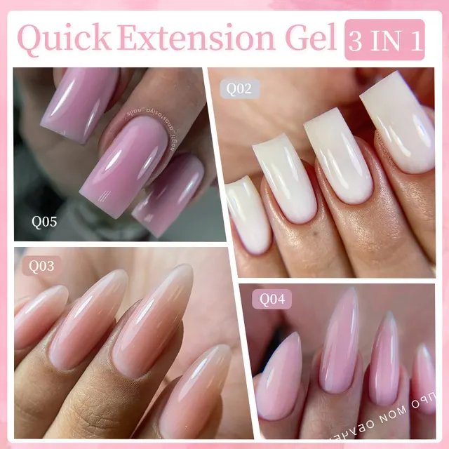 Achieve salon-quality nails at home with the LILYCUTE 7ml Quick Extension Gel Nail Polish.