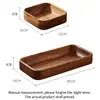 Stackable Wooden Tray Desktop Wood Storage Nut Box Creative Dessert Fruit Plate Creative Japanese tableware Home Decoration 6