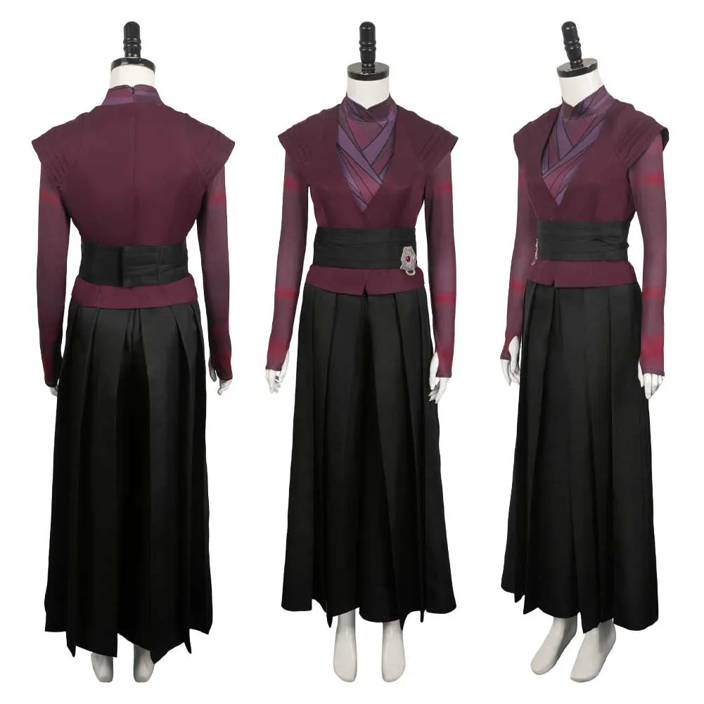 

Morgan Cosplay Costume Outfits Fantasy Belt Pants Vest Disguise Clothes For Adult Women Girls Roleplay Halloween Carnival Suit
