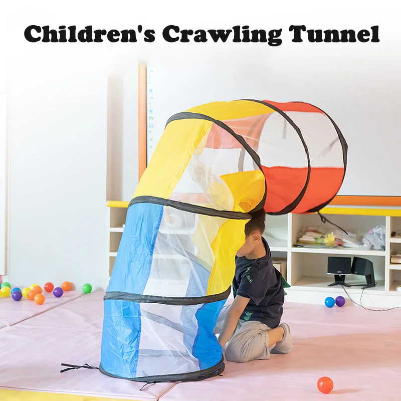 Portable Children's Tent Crawling Tunnel Beach Toys Ball Pool Tent Kids Pop-up Tent Indoor Crawling Games Child Play House Tents 4