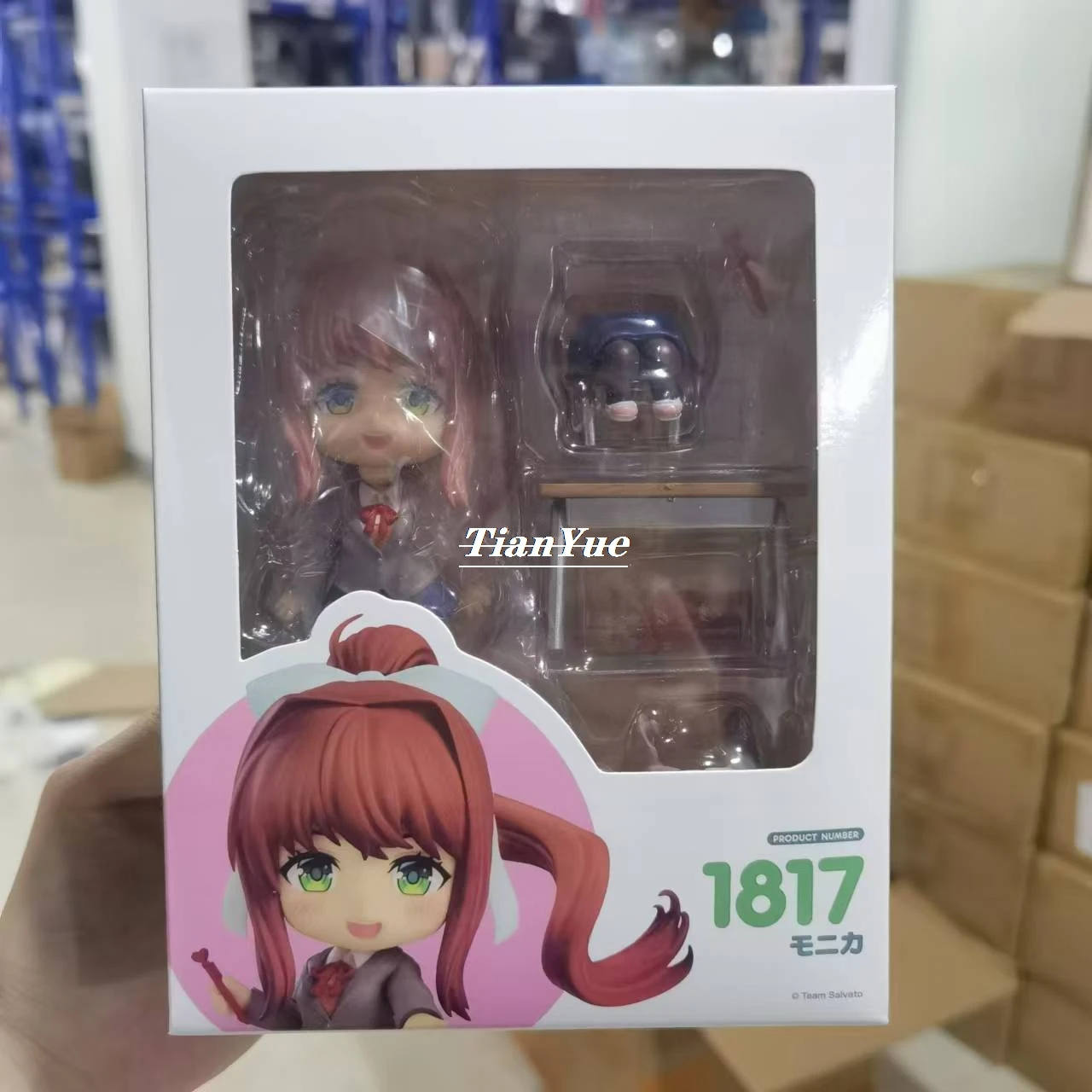 Anime Literature Club süßes Mädchen Sayori 1817 Yuri 2283 Gelenkfigur Modell Spielzeug Weihnachtsgeschenk 10 cm