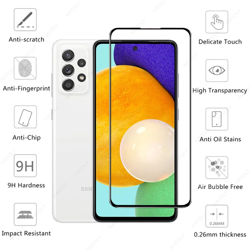 mobile tempered glass For Samsung Galaxy A53 5G Glass for Samsung Galaxy A53 5G Tempered Glass Screen Protector Camera Len Film A03 Core A13 A53 A73 glass cover mobile