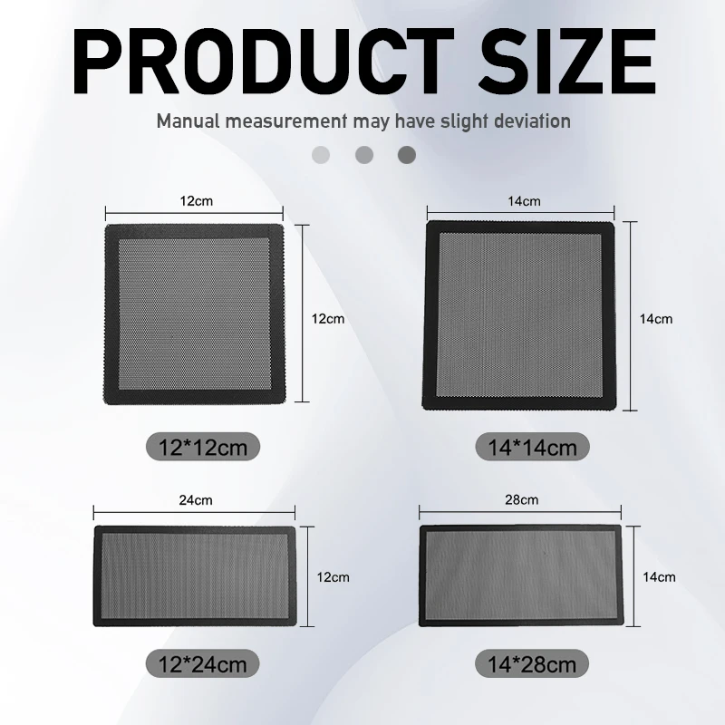 12-36cm Magnetic Frame Dust Filter for PC Computer Case Cooling Fan Power Supply