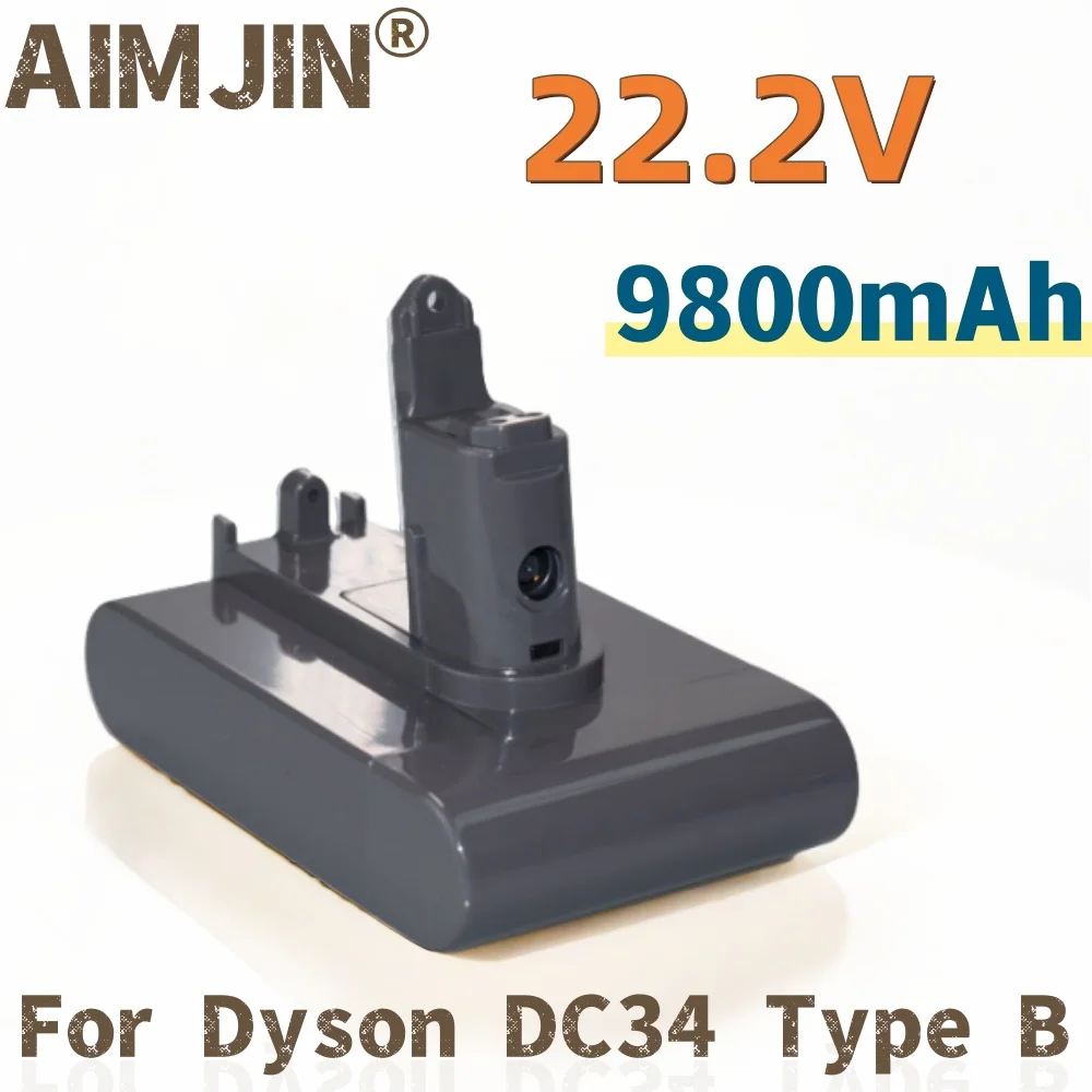 

For Dyson 22.2V DC31 DC34 DC35 DC44 DC45 DC46 DC55 DC56 D57 Vacuum Cleaner 98000mAh (Type-B) Rechargeable Lithium Battery