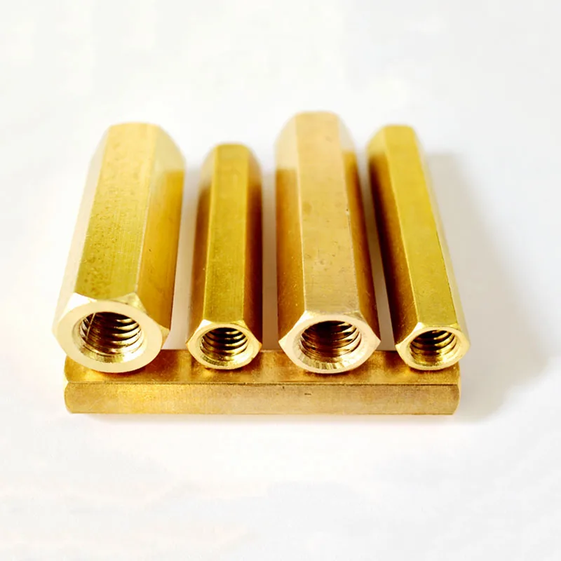 

5Pcs M3.5*L=5-70mm Brass Double Pass Hex Standoff Board Pillar Hexagon Thread PCB Motherboard Spacer Nut Hollow Column