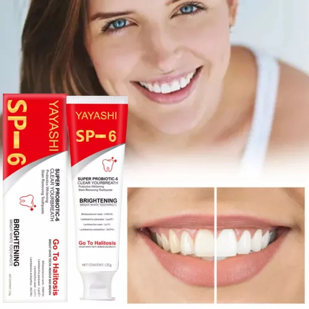 Ultra Whitening Toothpaste Brightening Oral Probiotic Pasta Dental Fresh Breath Toothpaste for Stain Removal