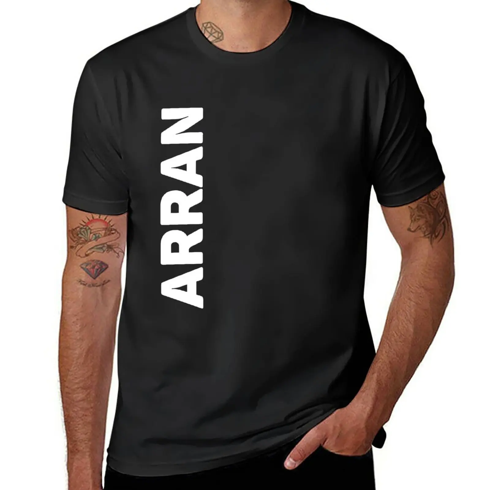 Arran 그래픽 티셔츠, 소년 티셔츠, 남성 스포츠 팬 티셔츠, 남성 팩, 신제품