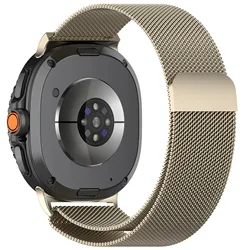 Milanese Loop Magnetic Bracelet for Smartwatch - Elegant Stainless Steel Strap (Starlight)