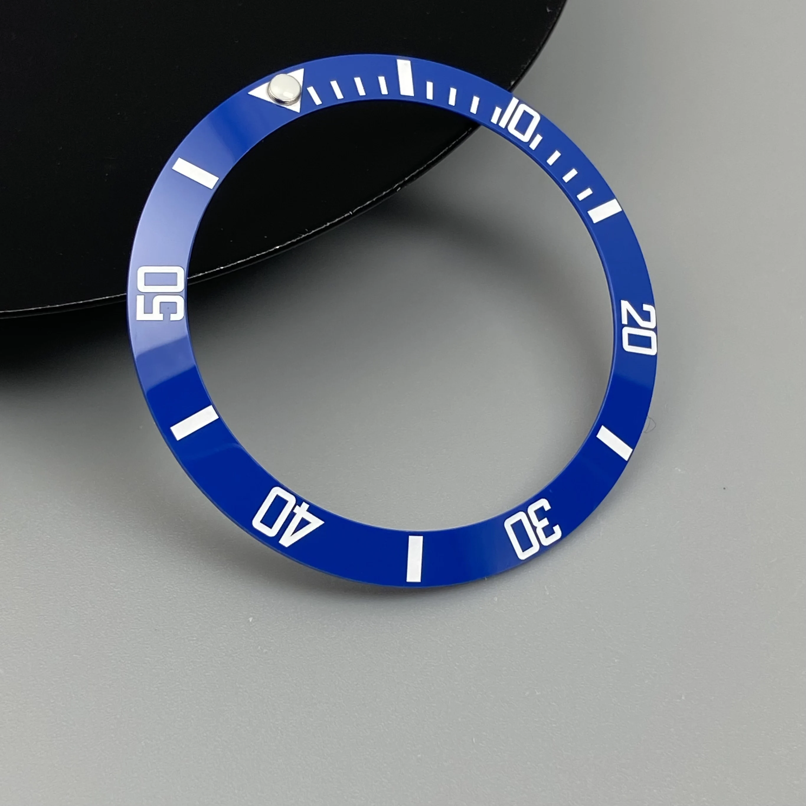 Ceramic & Aluminum Bezel GMT Diving Watch Insert for 40mm Watch Case Replacement